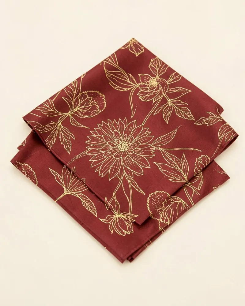 Foulard Pétales d'Or