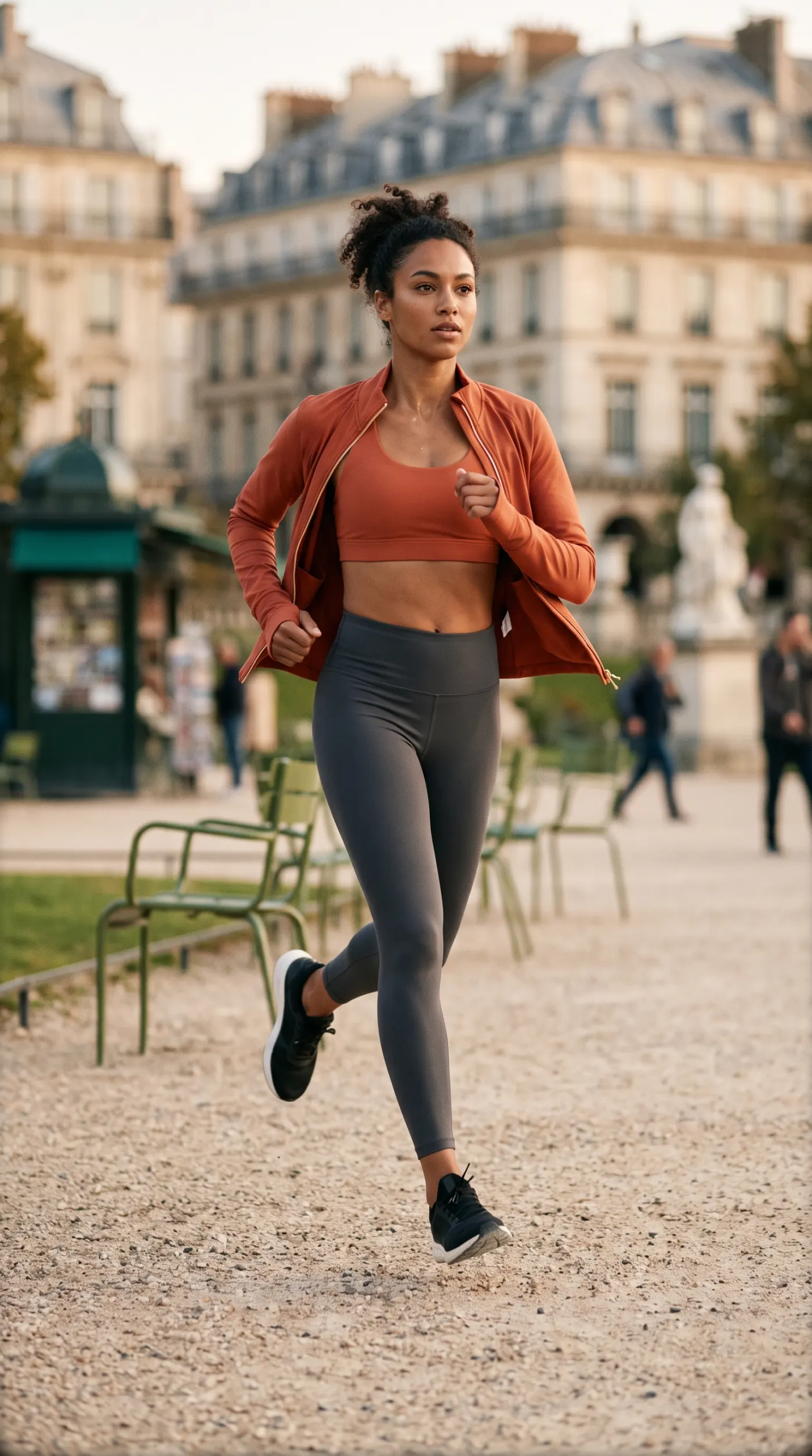 Silhouette WE MOVE, running au parc